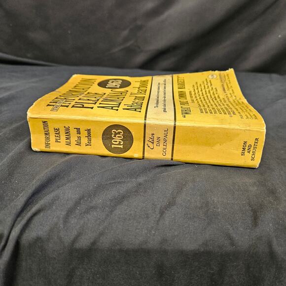 The New Information Please Almanac 1963 Atlas and Yearbook - Picture 6 of 8
